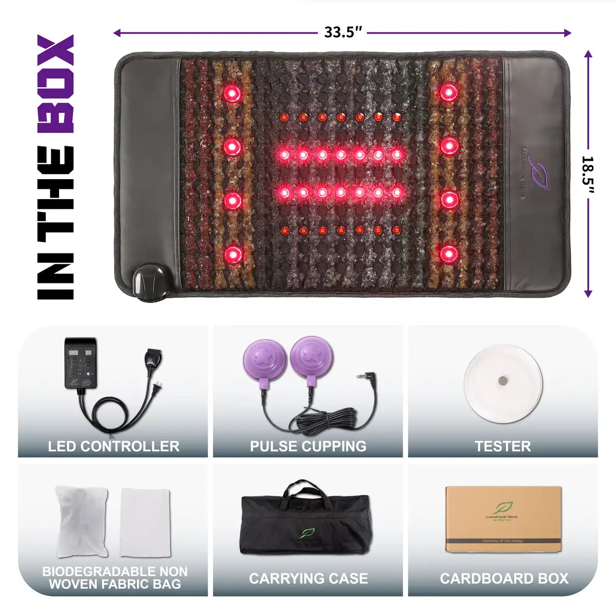 MiYeon B85 Far Infrared Photon PEMF Mini Mat