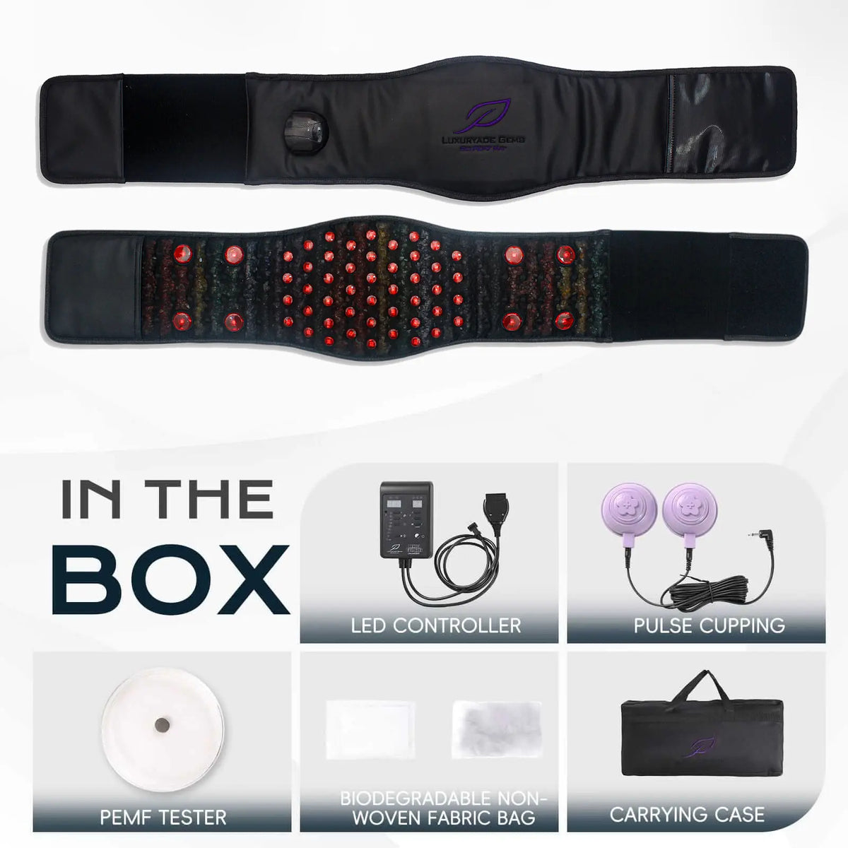 Luxuryade B65 Far Infrared Photon PEMF Belt