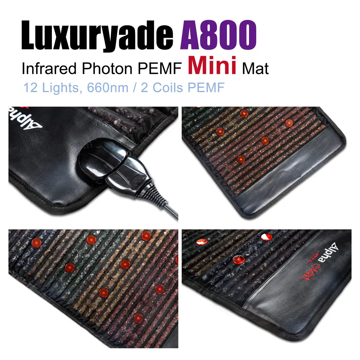 Luxuryade A800 Far Infrared Photon PEMF Mini Mat