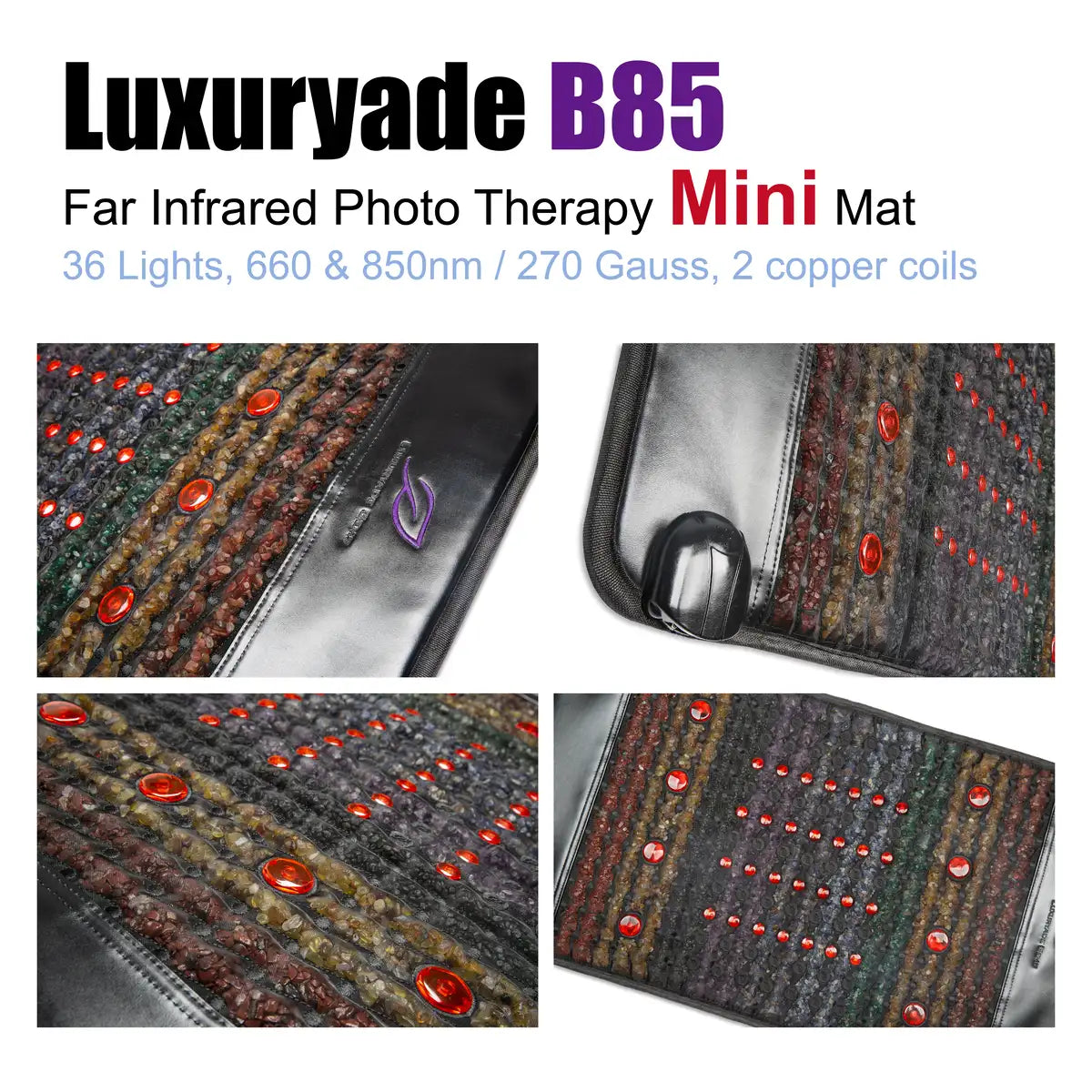 Luxuryade  B85 Far Infrared Photon PEMF Mini Mat